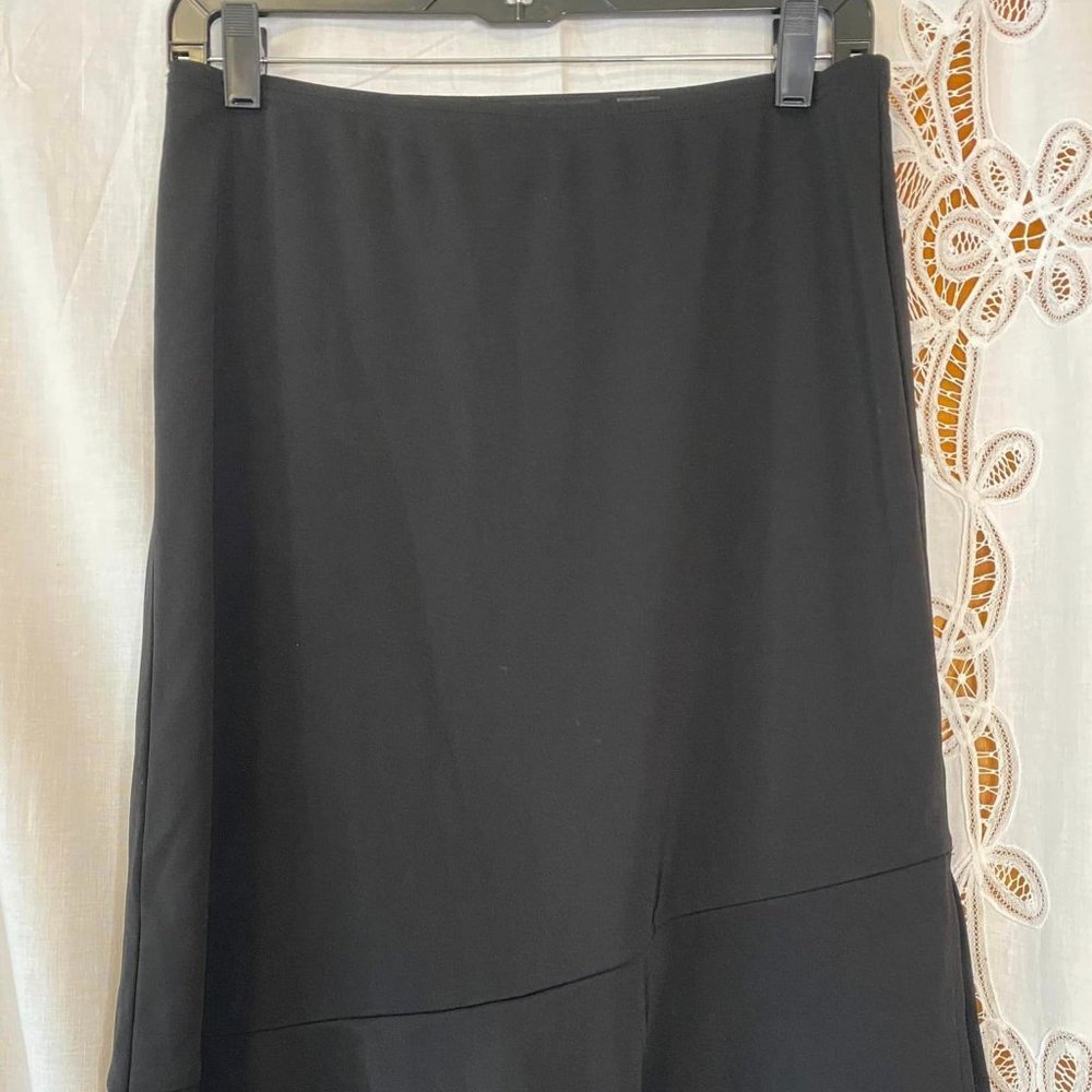 Axcess Black A-Line Asymmetrical Skirt Size S